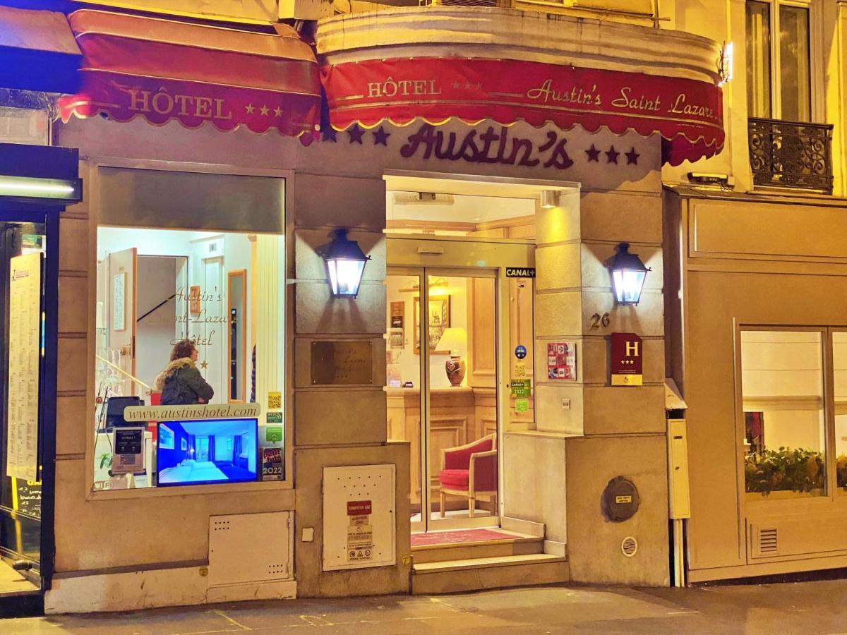 Austin'S Saint Lazare Hotel Paryż Zewnętrze zdjęcie